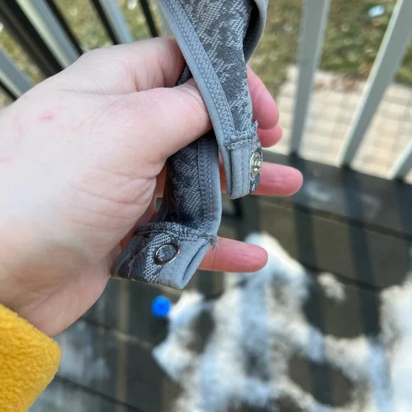 Grey knit bodysuit - Picture 3 of 4